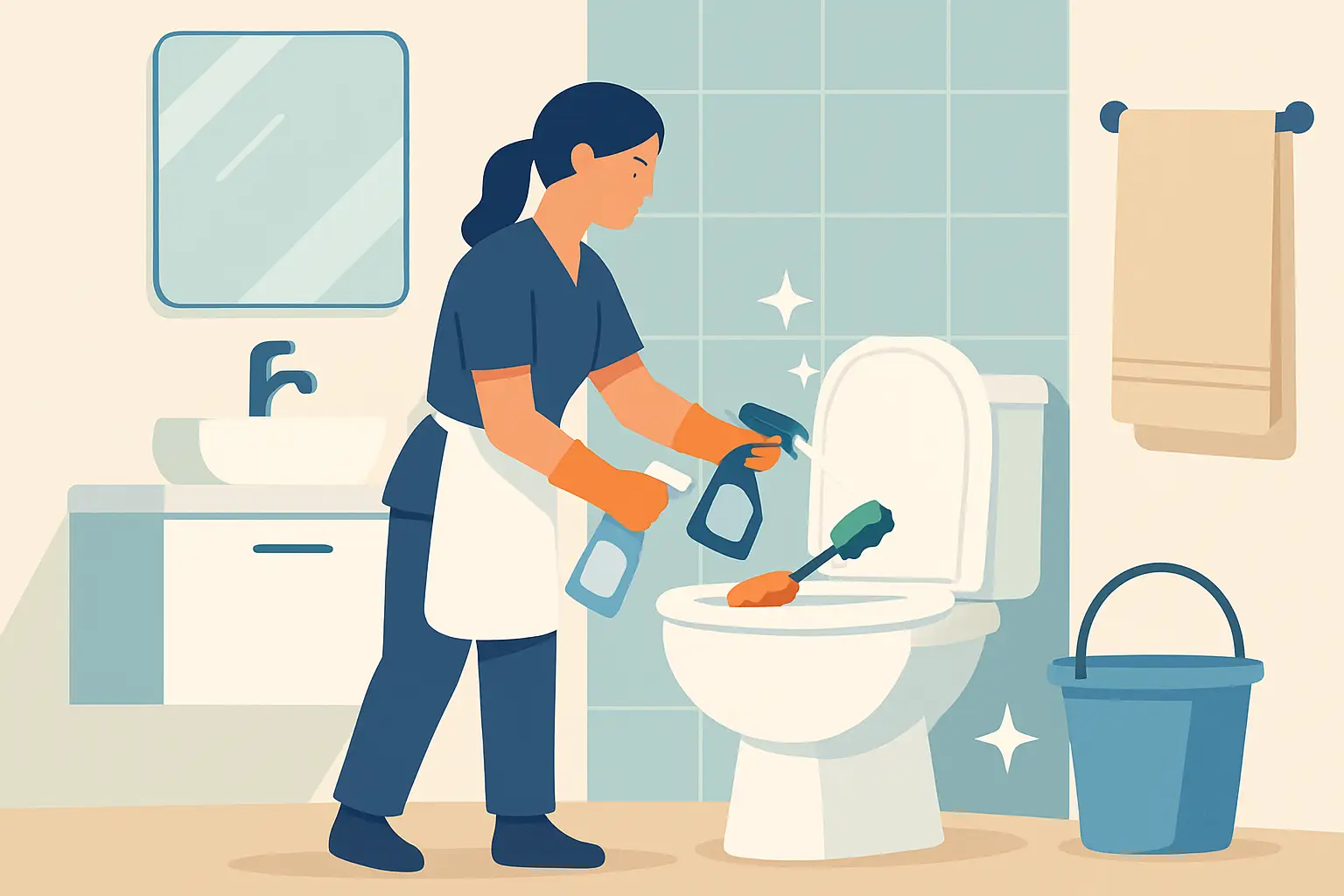 Baños impecables: limpieza profunda a domicilio