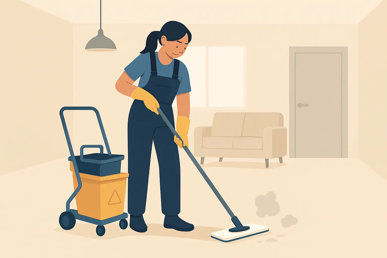 Limpieza de depto deshabitado sin sorpresas