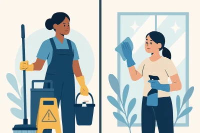 Limpieza profesional vs particular: cuál conviene