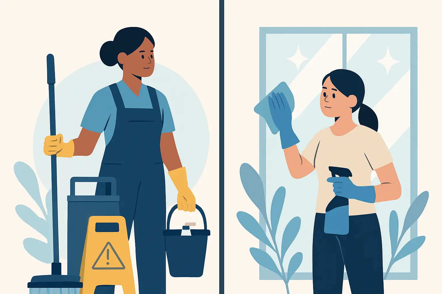 Limpieza profesional vs particular: cuál conviene