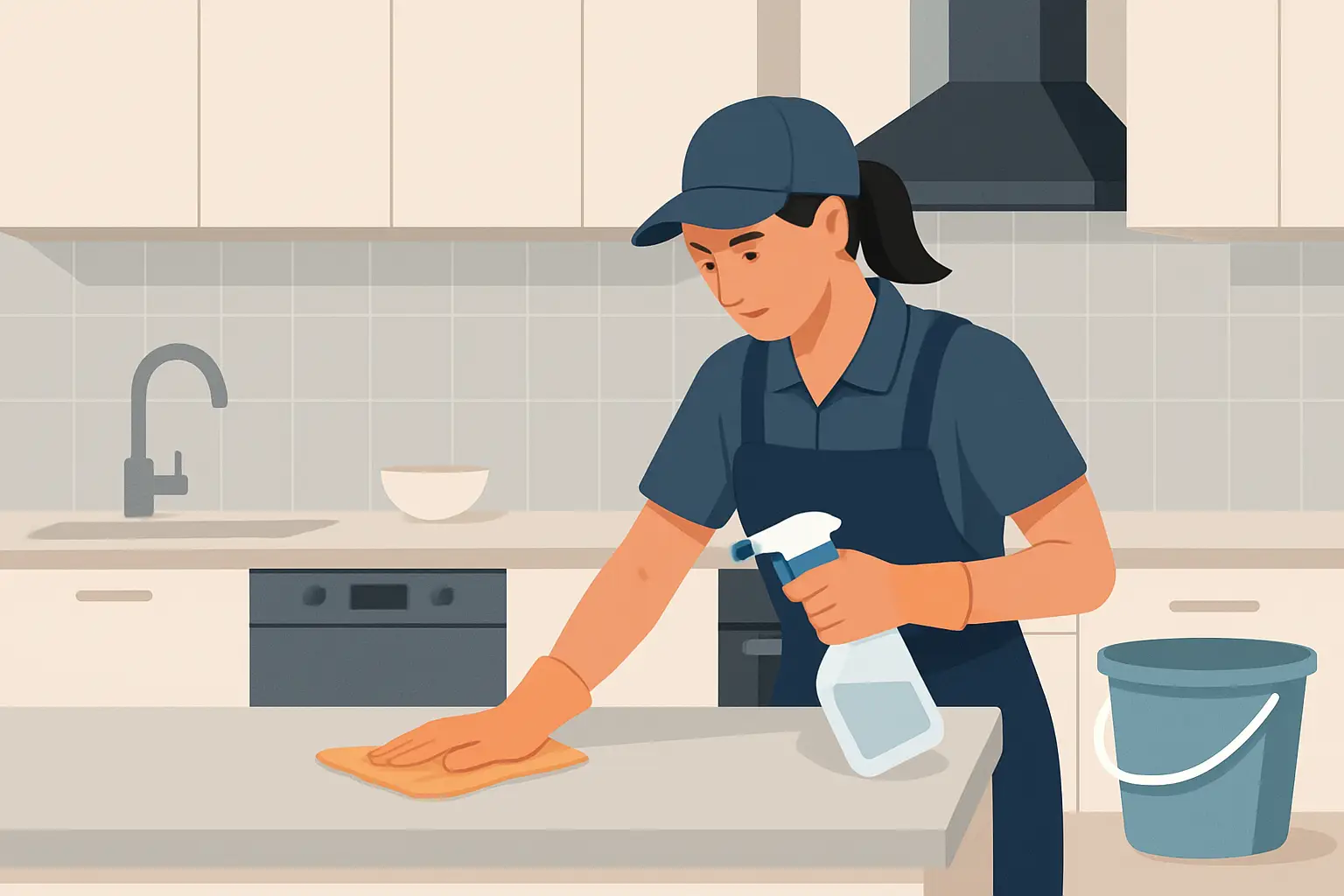 Limpieza profunda de cocina a domicilio: qué esperar