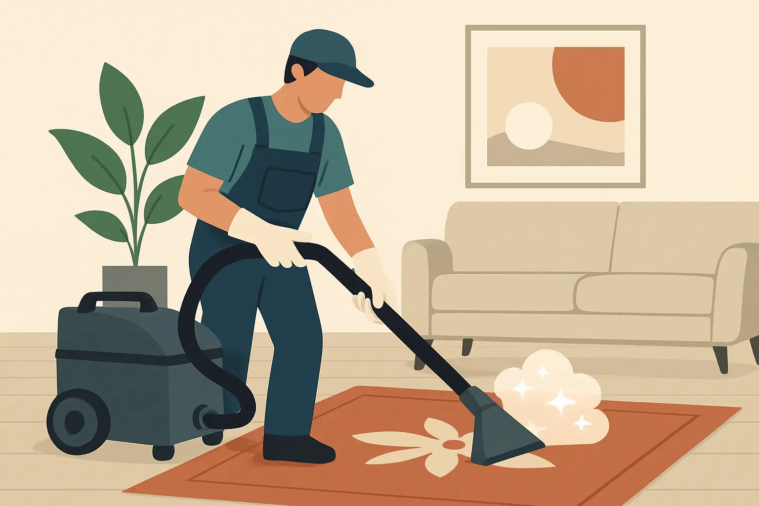 Sanitizado de alfombras decorativas sin sorpresas