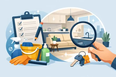 Checklist de limpieza para entrega de departamento