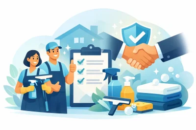 Garantía de satisfacción en aseo, sin letra chica