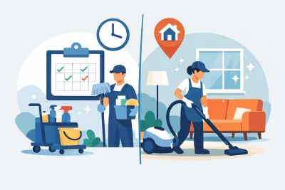 Plan de aseo mensual vs servicio puntual